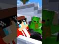 JJ Sister wants JJ?! 😍😂- MAIZEN Minecraft Animation #shorts
