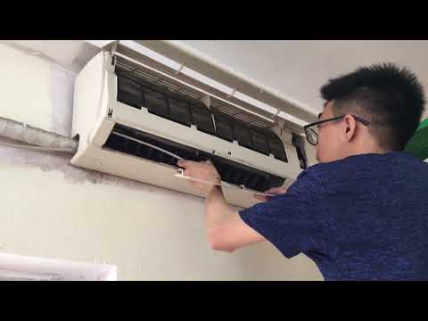 Video Hướng dẫn vệ sinh mặt lạnh điều hoà daikin (phần 1) - youtube