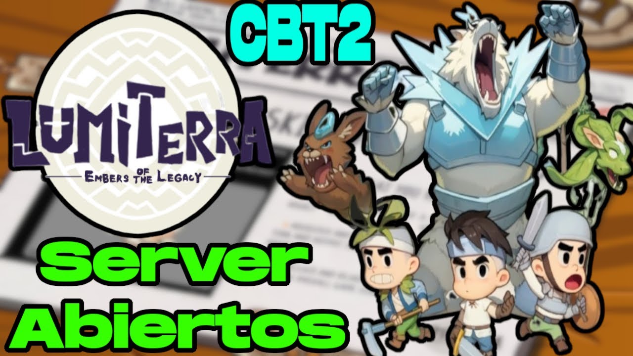 Lumiterra CBT2 SERVIDORES ABIERTOS✅SORTEOS Gratis WL🚀RON💸