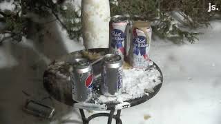 Cans of soda and beer exploding in the cold screenshot 5