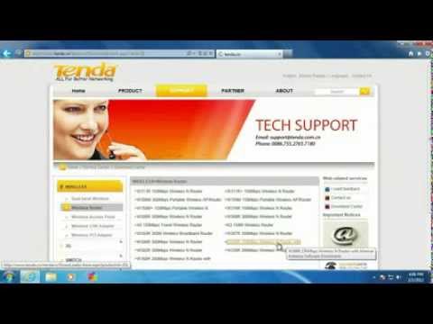 كيفيه تحديث راوتر Tenda الشرح مقدم من الشركه الرسميه