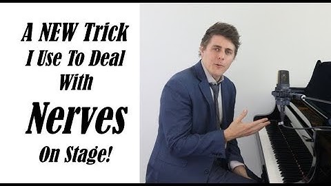 NERVOUS To Perform?! Well...Pretend You Are DYING - Josh Wright Piano TV