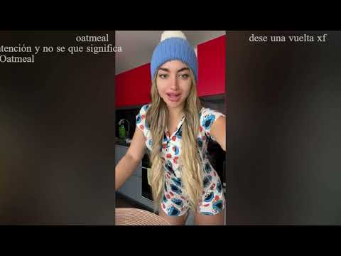 Very Cute Blonde Colombian Girl Mia Chatting On Bigo Live