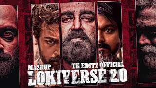 Lokiverse 2.0 - Mashup | Kamal Haasan | Thalapathy Vijay | Karthi | Suriya | Anirudh