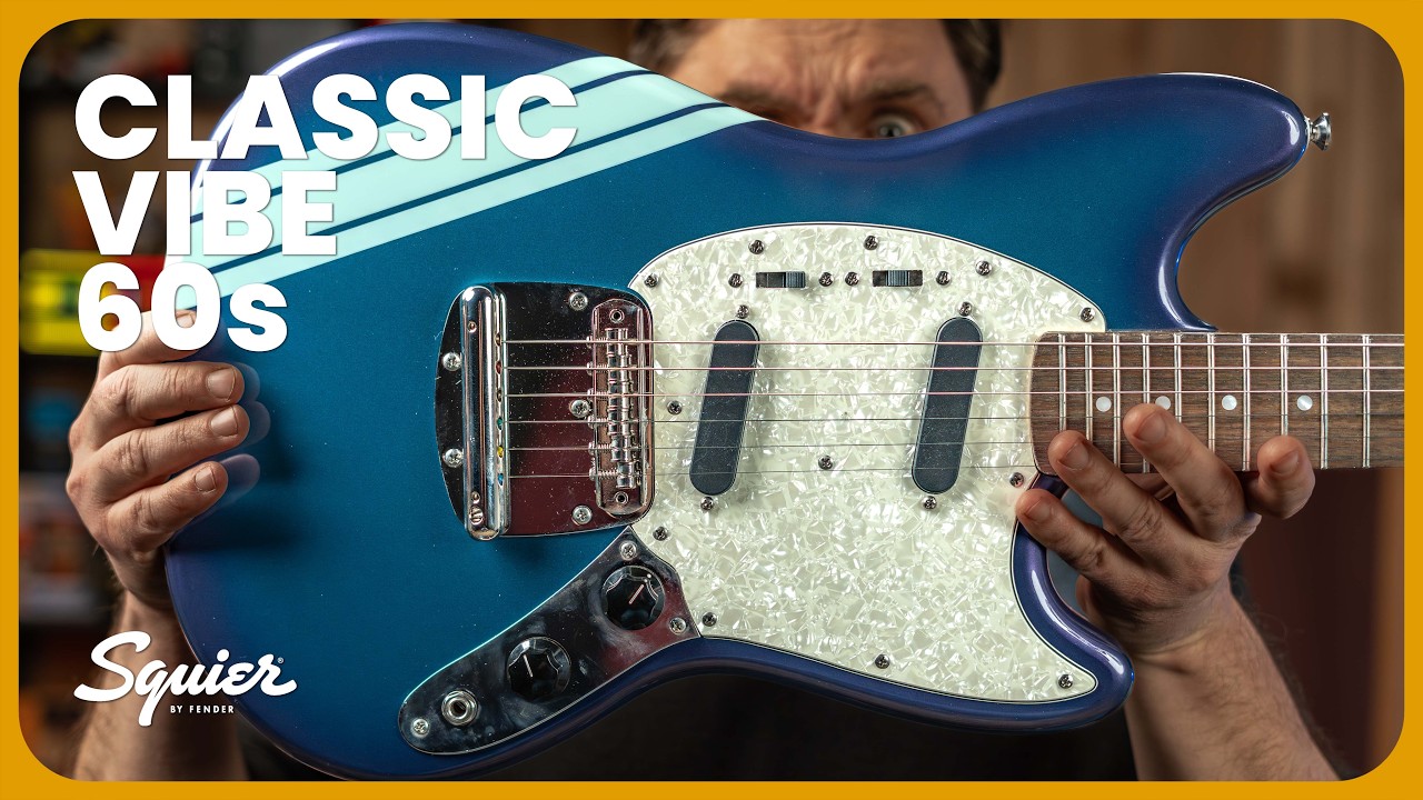 Squier FSR Classic Vibe '60s Mustang Electric Guitar Demo