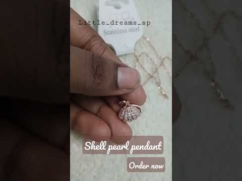 shell pearl pendant 😍 #shortvideo