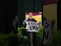 Minnesotas college of liberal arts students bring propalestine banners to graduation ceremony