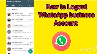 How to Logout WhatsApp business Account ll Self Help ll #selfhelp #whatsapp ll Logout कैसे करे ll screenshot 5