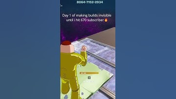 Day 1 Invisible build #fortniteclips