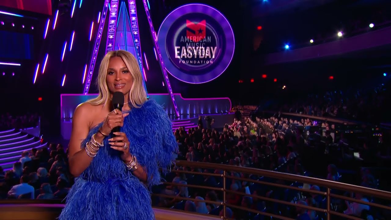 Ciara Recognizes Staff Sergeant Sal Giunta Present the Next Performance [2025 American Music Awards]