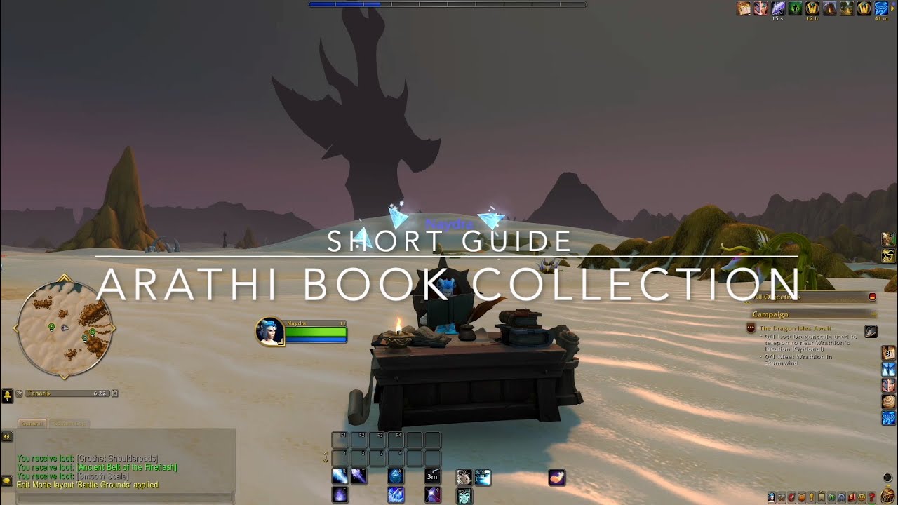 Arathi Book Collection Toy (WoW 2024) HD 1080p