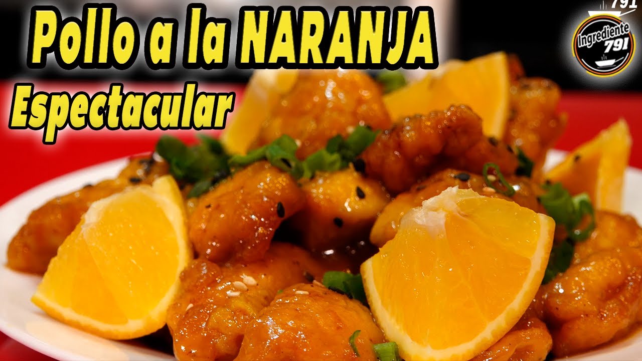 💯 Como hacer POLLO a la NARANJA comida CHINA (( fácil y deliciosa ))