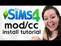 How to Install Mods/CC for The Sims 4!