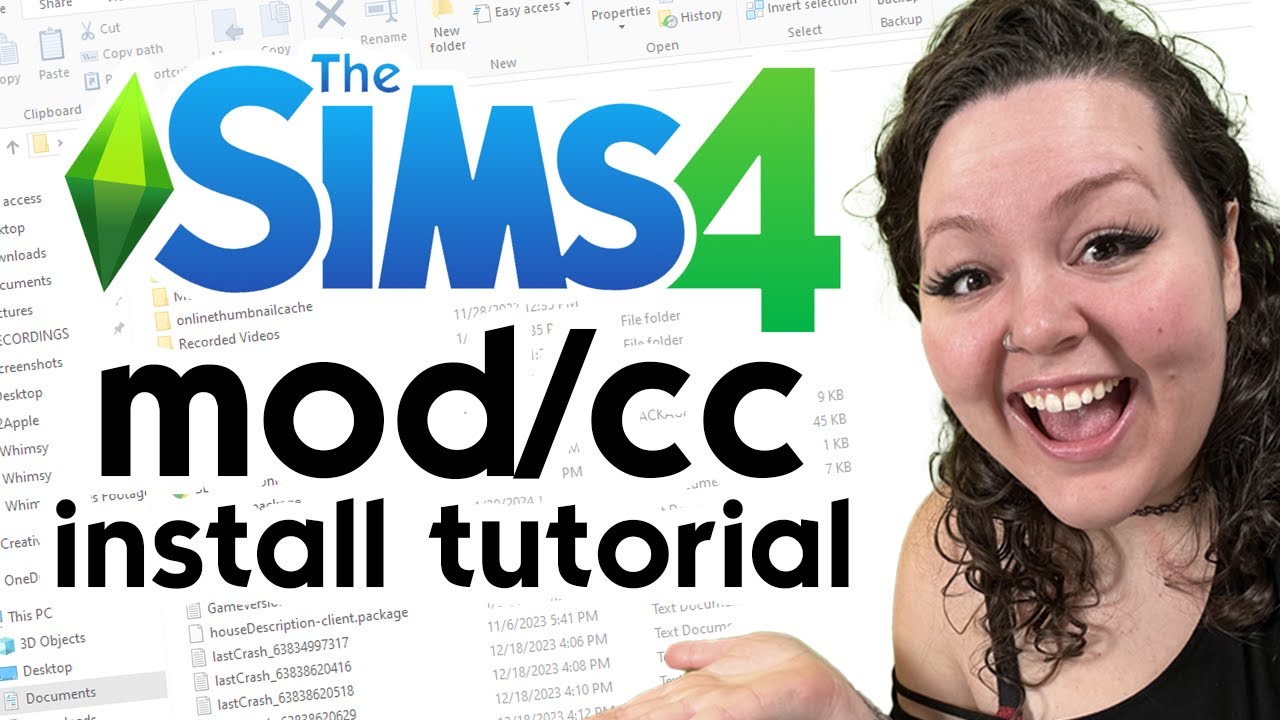 How to Install Mods/CC for The Sims 4! - YouTube
