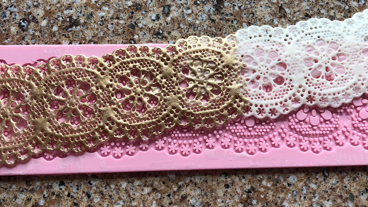 COMO  HACER ENCAJE DE AZÚCAR  / SUGAR LACE CASERO. PARA DECORAR PASTELES EN CHANTILLY / FONDANT