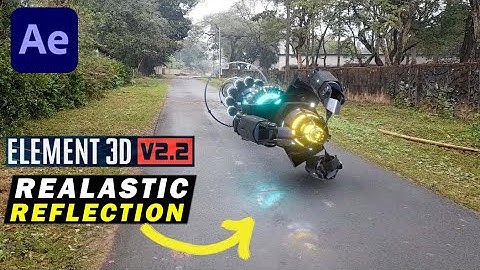 Add Realistic Reflection In Element 3D | After Effect Tutorial