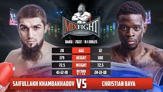 Сайфуллах Хамбахадов (Россия) против Кристиана Байи (Нидерланды) - MFC Full Fight | Баку 2022