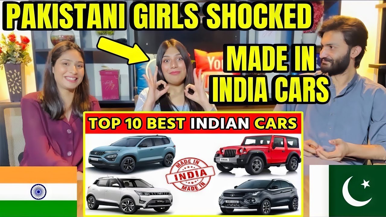 Pakistani Girls Reaction on Top 10 Best INDIAN CARS | Make in INDIA 🇮🇳 CARS | INDIAN CARS PRICES
