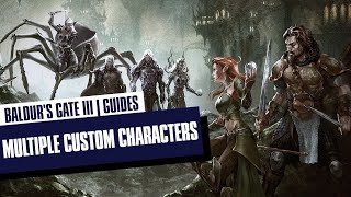 Baldur's Gate 3 - Tutorial on how to play with Multiple Custom Characters