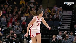 Nebraska Women's Basketball Highlights vs. Maryland  |  Big Ten Tournament Semifinals