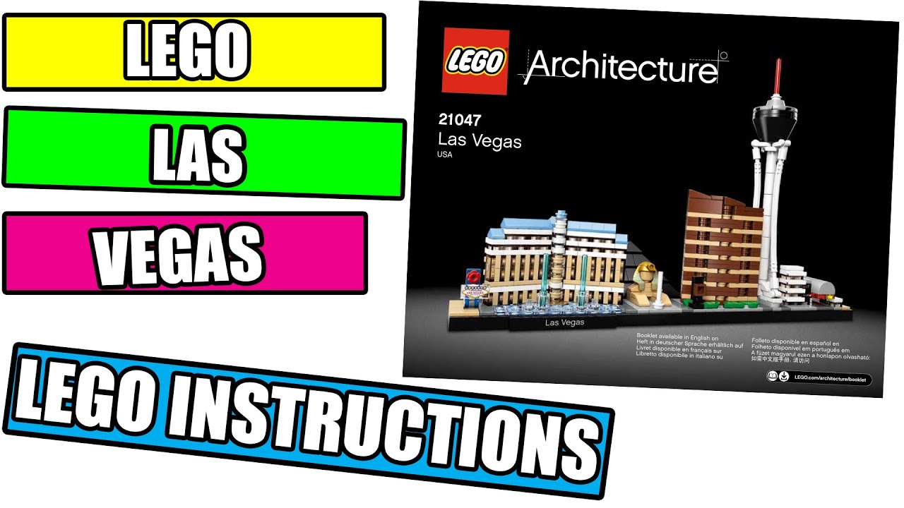 LEGO INSTRUCTIONS - LAS VEGAS - ARCHITECTURE - LEGO 21047 