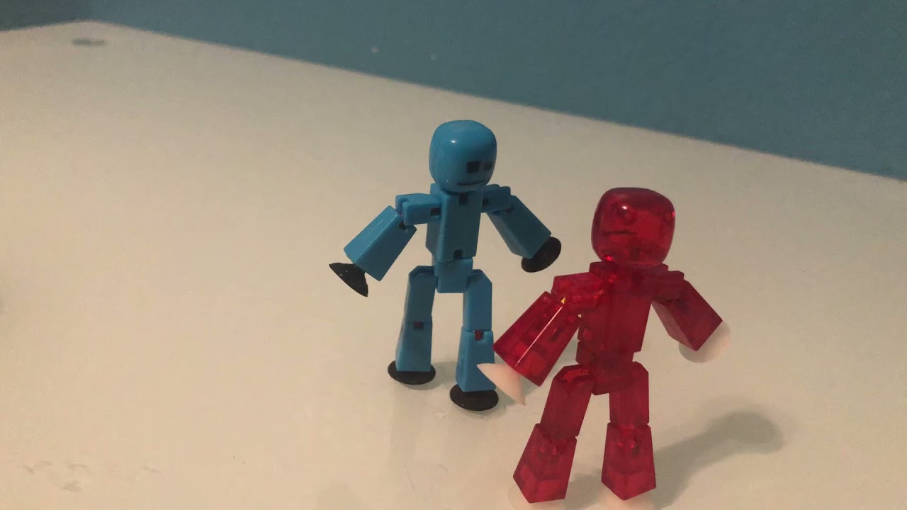 Stikbot blue vs stikbot red