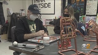 Brooklyn-born man who is deaf and blind communicates through sculpture