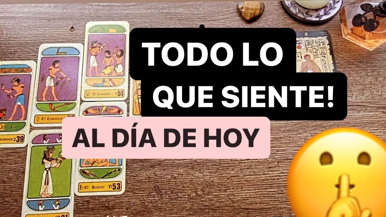 [HOY] En su SILENCIO 😍Qué SIENTE por MI en este MOMENTO?| Tarot ...