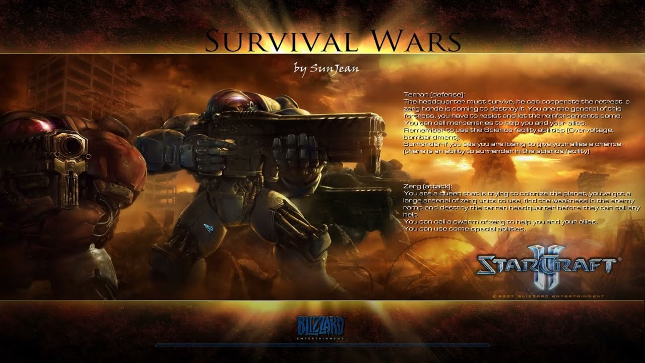 StarCraft 2  - Survival Wars - # 2 Ветеран