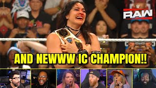 Streamers REACT to Raquel Rodriguez defeats Sol Ruca for Women's Intercontinental Title | WWE RAW