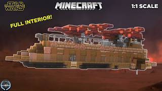 Building JABBA's SAIL BARGE in MINECRAFT | Star Wars Tutorial