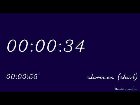 55 Second Countdown Timer with beep alarm