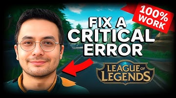 Fix A Critical Error Has Occurred In League Of Legends 100% Work (2025)