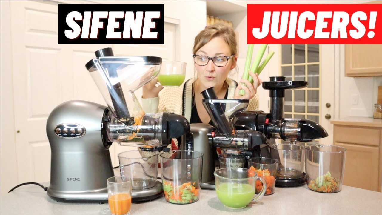 SiFENE Juicer Machine, 1000W(Peak) Centrifugal Juicer with 3.2 Big Mouth  for Whole Fruits and Veggies, Juice Extractor Maker with 3 Speeds Settings