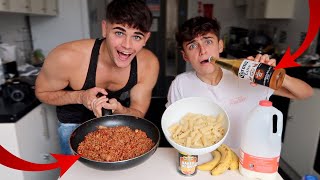 I swapped DIETS with my Boyfriend for 24 Hours! (Gay Couple Edition)