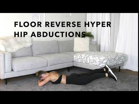 Floor Reverse Hyper with Hip Abduction