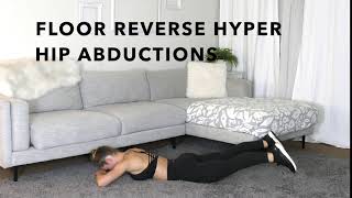 Floor Reverse Hyper with Hip Abduction