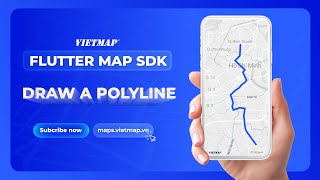 #3 Draw A Polyline - Flutter Map SDK Display Map Tiles