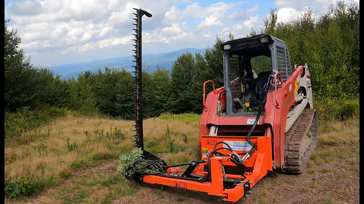 Sickle bar mowing trails