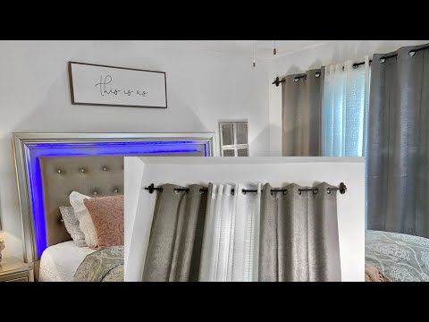 Video: HOW TO HANG CURTAINS WITHOUT TOOLS OR HOLES using COMMAND HOOK | Renter friendly Home Decor