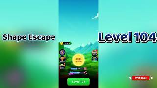 🔥 Shape Escape Level 104 Walkthrough | Can You Solve It? 🧠💥