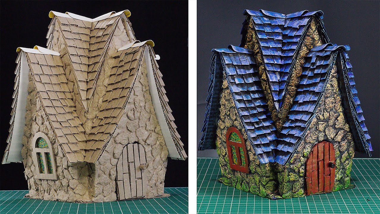 I Built a DIY Fairy House Using Cardboard and It Was Easier Than I Thought!