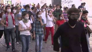 Turkey protests: thousands ofdemonstrators take to streets
