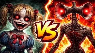 H-111😱😱😱 SIRENHEAD VS GHOST DOLL | SIRENHEAD IS LIVE | #squidgame #shortslive #verticallive