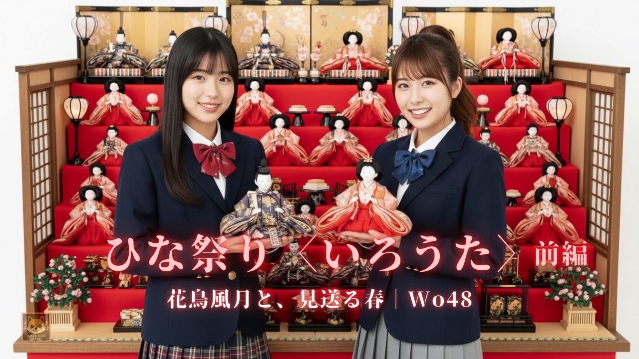 【昭和歌謡】ひな祭り〈いろうた〉前編｜― 花鳥風月と、見送る春 ―｜Wo48