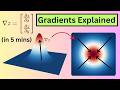 Best Explanation of Partial Derivatives and Gradients