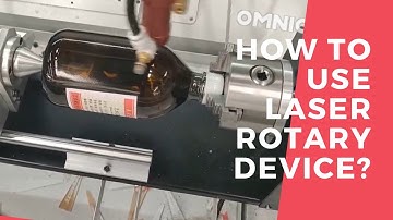 How to Use Rotary Device /Attachment on Laser Cutting Machine?