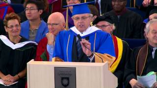 Cade honorary degree presentation at U of L Fall Convocation, 2012