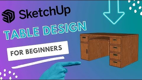 Sketchup : Computer Table
