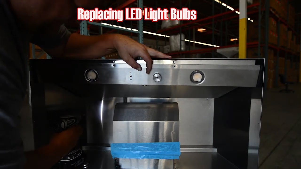 Замена светодиодных лампочек в вытяжке Vent A Hood, запасные части для вытяжки Vent-a-hood P1350 ...